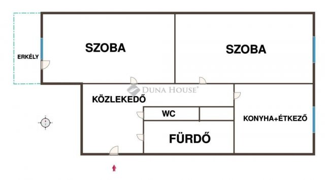 Eladó panellakás, Nyíregyházán 38.99 M Ft, 2 szobás