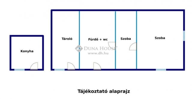 Eladó családi ház, Kókán 19.9 M Ft, 2 szobás