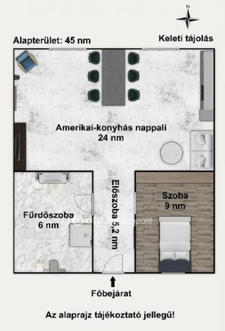 Eladó téglalakás, Budapesten, X. kerületben 56.9 M Ft, 2 szobás