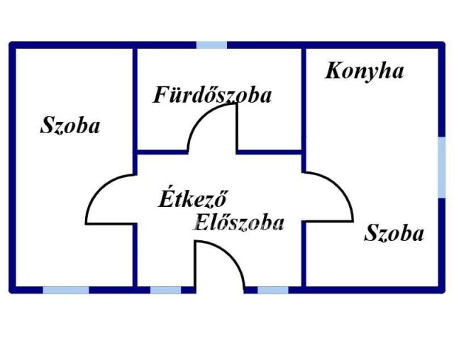 Eladó családi ház, Napkoron 23 M Ft, 2 szobás