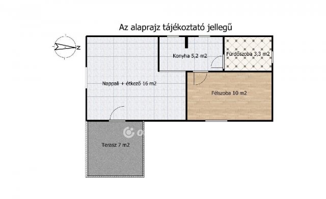 Eladó családi ház, Dömsödön 10.5 M Ft, 2 szobás