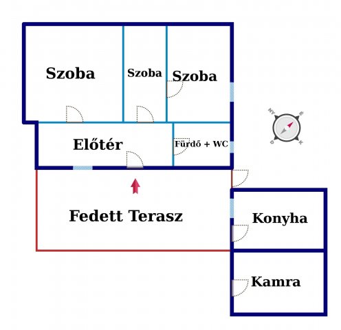 Eladó családi ház, Kiskunfélegyházán 32.5 M Ft, 3 szobás