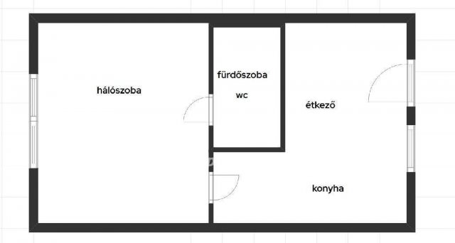 Eladó téglalakás, Mosonmagyaróváron 29.9 M Ft, 1 szobás