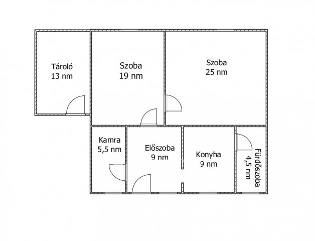 Eladó családi ház, Mindszenten 13.5 M Ft, 2 szobás