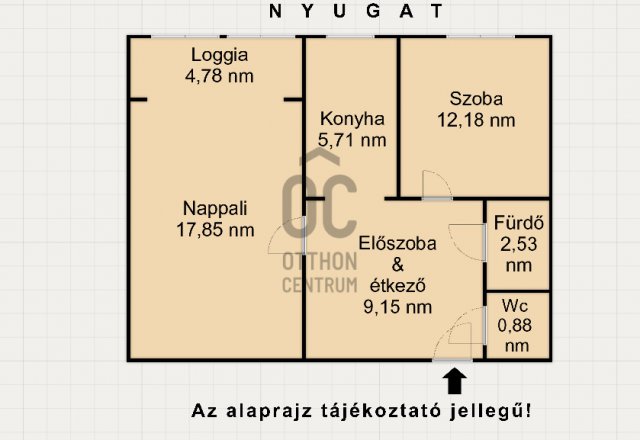 Eladó panellakás, Budapesten, III. kerületben 59.9 M Ft, 2 szobás