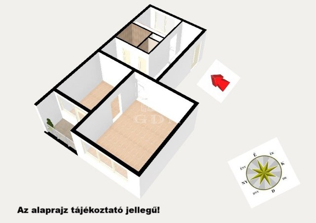 Eladó panellakás, Budapesten, XX. kerületben 51.9 M Ft, 2 szobás