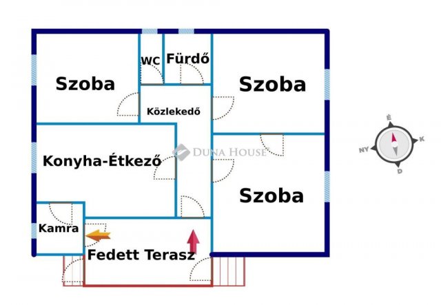 Eladó családi ház, Pálmonostorán 33 M Ft, 3 szobás