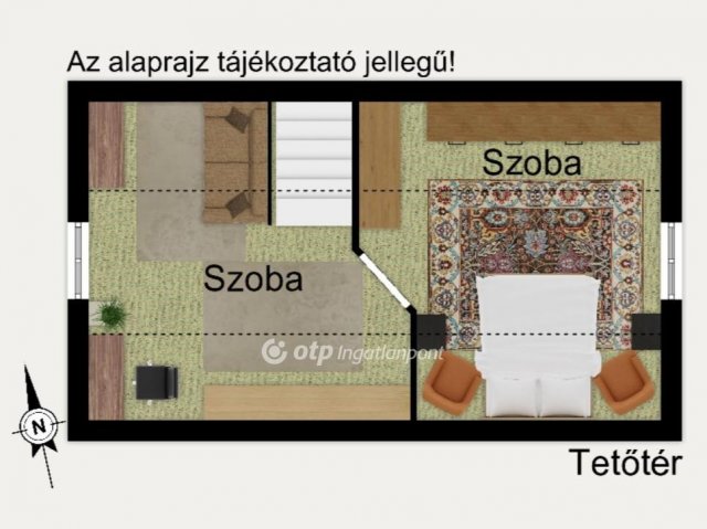 Eladó családi ház, Bocskaikerten 26.9 M Ft, 2+1 szobás