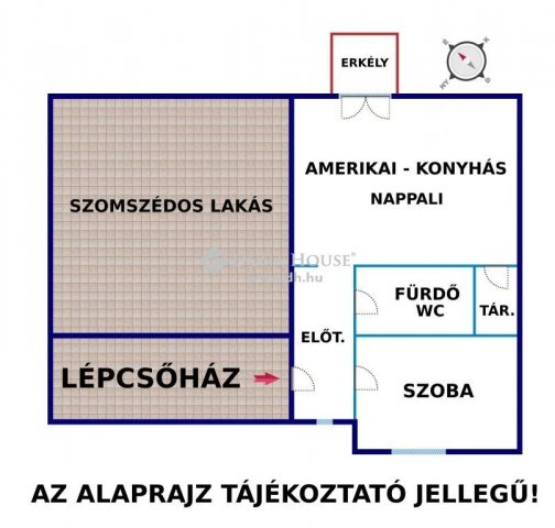 Eladó téglalakás, Monorierdőn 51.9 M Ft, 2 szobás