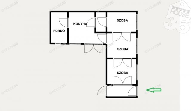 Eladó családi ház, Kecskeméten 59.99 M Ft, 3 szobás