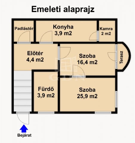 Eladó családi ház, Budapesten, XVI. kerületben, Pálya utcában
