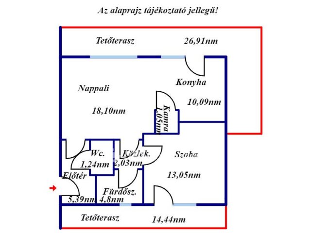 Eladó téglalakás, Kecskeméten 66 M Ft, 2 szobás