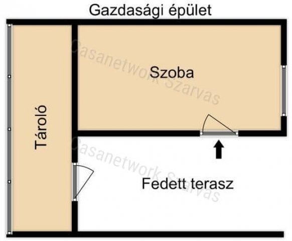 Eladó mezogazdasagi ingatlan, Gyomaendrődön 3.3 M Ft, 1 szobás