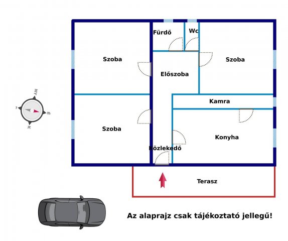 Eladó családi ház, Diósdon 100.2 M Ft, 3 szobás