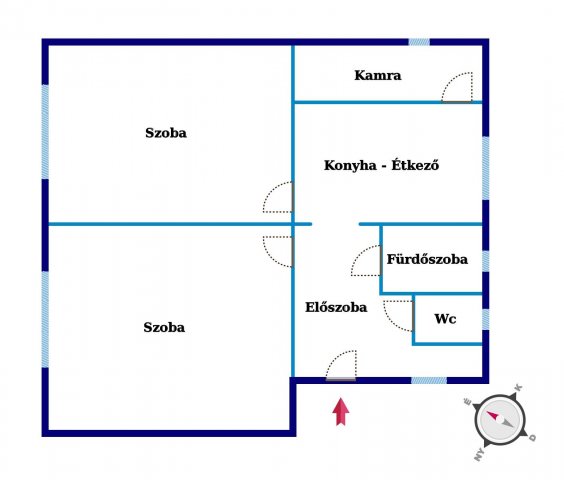 Eladó családi ház, Körmenden 22.9 M Ft, 2 szobás