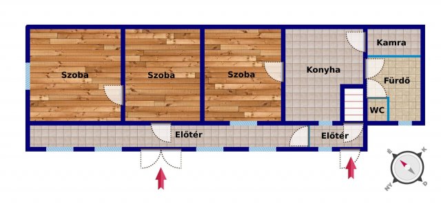 Eladó családi ház, Sárkeresztesen 45 M Ft, 3 szobás