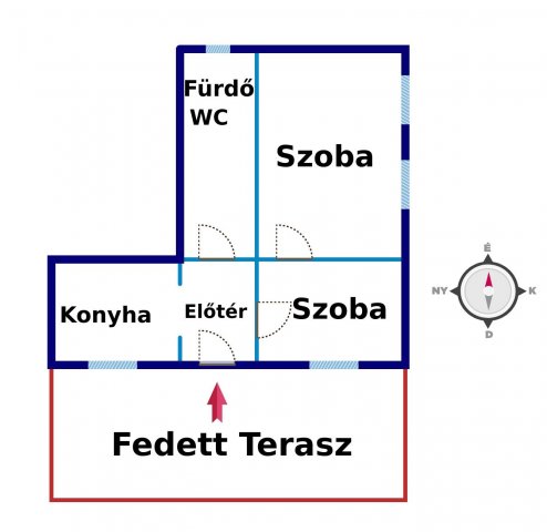 Eladó családi ház, Kiskunfélegyházán 22.5 M Ft, 2 szobás