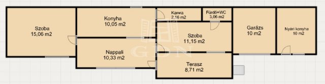 Eladó családi ház, Nemessándorházán 32 M Ft, 3 szobás