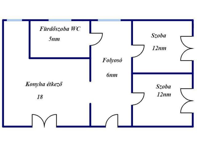 Eladó családi ház, Nagykállóban 12 M Ft, 2 szobás