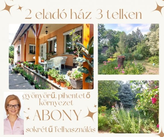 Eladó családi ház, Abonyban 64 M Ft, 3+1 szobás