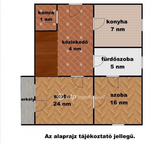 Eladó téglalakás, Törökszentmiklóson 19.3 M Ft, 2 szobás