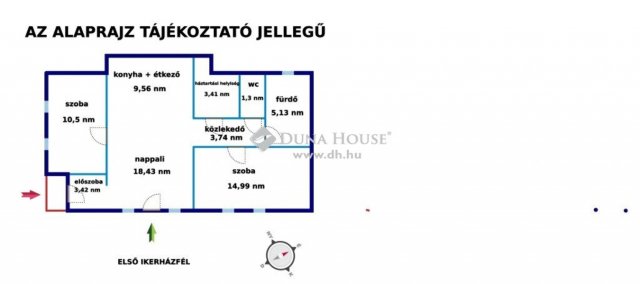 Eladó ikerház, Monoron 61.9 M Ft, 3 szobás / költözzbe.hu