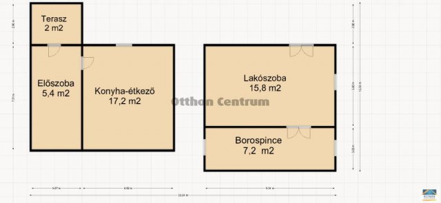 Eladó nyaraló, Zalasárszegen 5.5 M Ft, 2 szobás