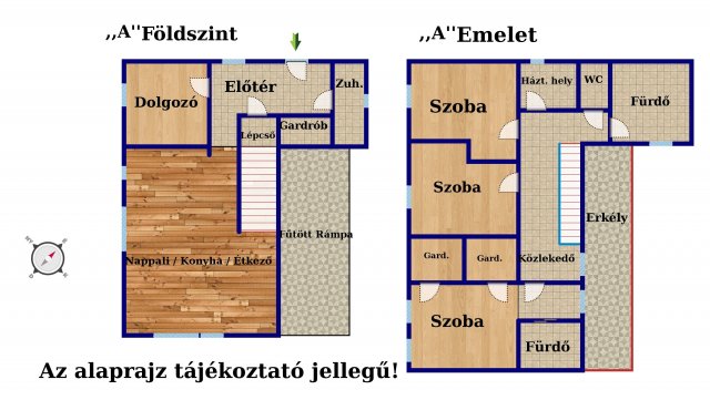 Eladó ikerház, Budapesten, XVIII. kerületben 189.9 M Ft, 5 szobás