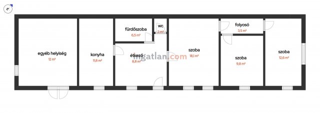 Eladó családi ház, Szokolyán 31.9 M Ft, 3 szobás