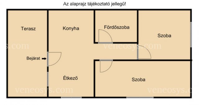 Eladó családi ház, Miskolcon 20.9 M Ft, 2 szobás
