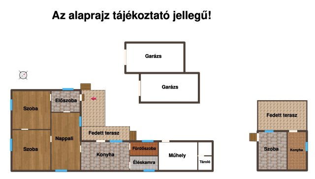 Eladó családi ház, Ceglédbercelen 54.5 M Ft, 4 szobás