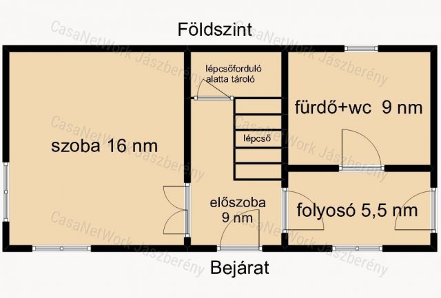 Eladó családi ház, Jászapátiban 9.9 M Ft, 4+1 szobás