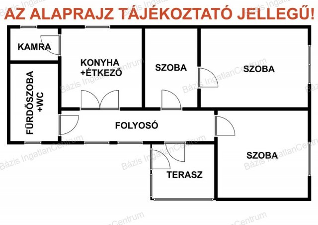 Eladó családi ház, Tataházán 7.5 M Ft, 3 szobás