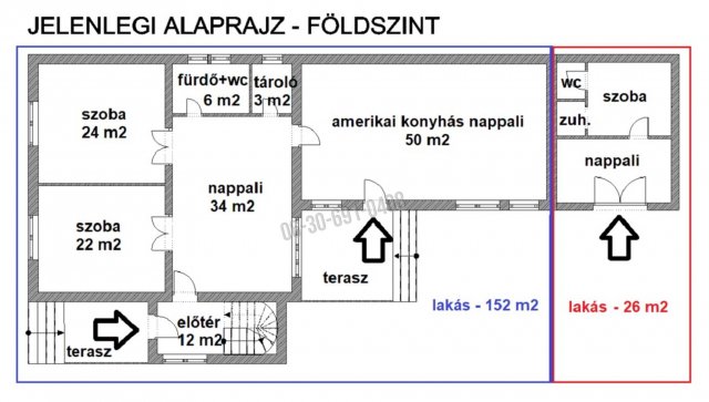 Eladó családi ház, Gödöllőn 74.9 M Ft, 7 szobás