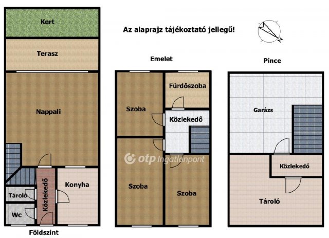 Eladó sorház, Budapesten, XVIII. kerületben 84.99 M Ft, 4 szobás