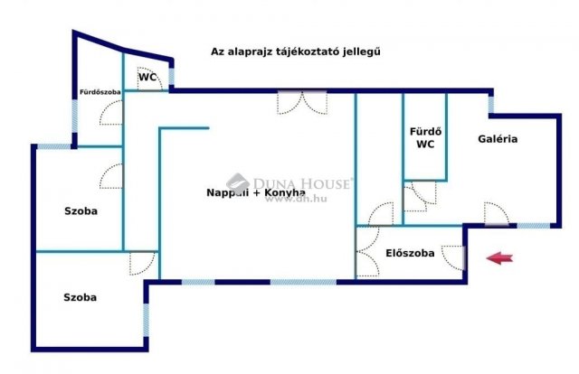 Eladó téglalakás, Budapesten, V. kerületben 199.5 M Ft, 4 szobás