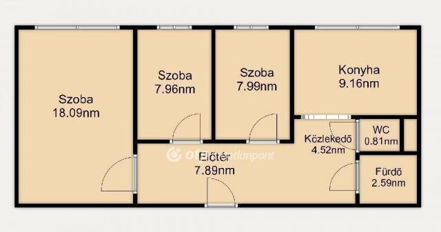 Eladó panellakás, Budapesten, XIX. kerületben 62.9 M Ft