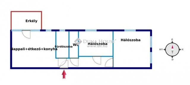 Eladó téglalakás, Zalaegerszegen 49.9 M Ft, 2+1 szobás