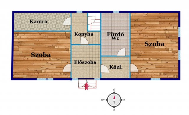 Eladó családi ház, Veszprémfajszon 62.9 M Ft, 2 szobás