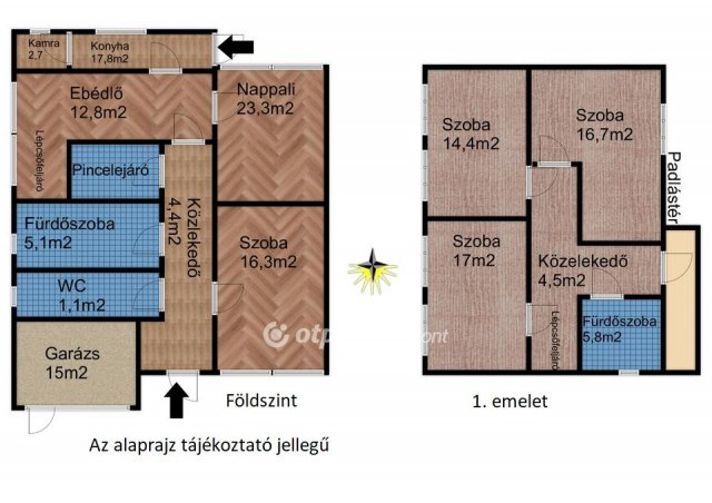 Eladó családi ház, Nagycserkeszen 31.9 M Ft, 5 szobás