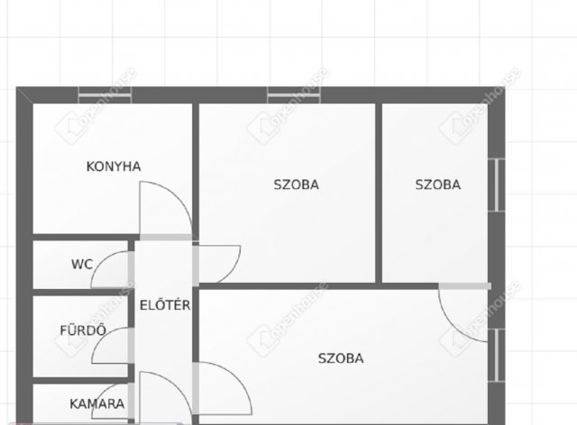 Eladó panellakás, Debrecenben 47.9 M Ft, 3 szobás