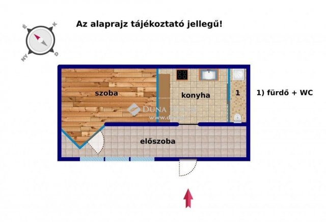 Eladó téglalakás, Budapesten, XX. kerületben 26.5 M Ft, 1 szobás