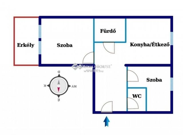 Eladó panellakás, Pécsett 35.75 M Ft, 2 szobás