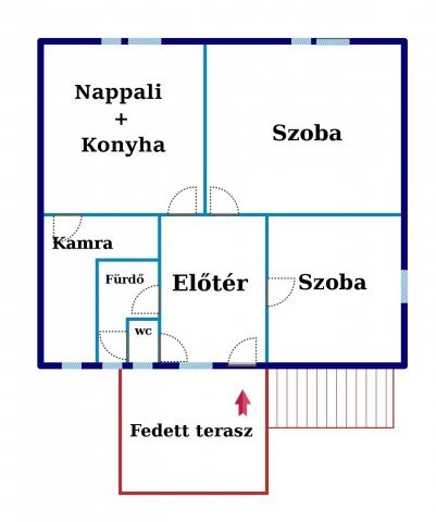 Eladó családi ház, Miskolcon, Andor utcában 49.9 M Ft, 4 szobás