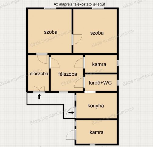 Eladó családi ház, Üllésen 21.8 M Ft, 2+1 szobás