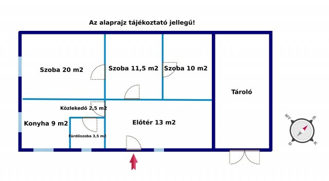 Eladó családi ház, Gyönkön 5.5 M Ft, 3 szobás