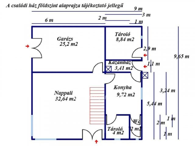 Eladó családi ház, Kiskunfélegyházán 56 M Ft, 4+1 szobás