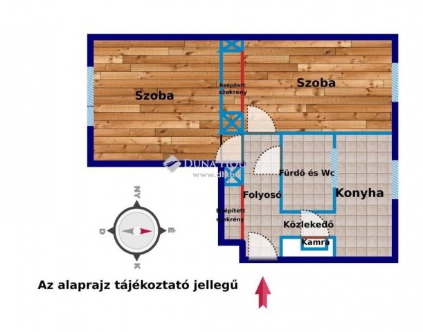 Eladó téglalakás, Nagykanizsán 21.6 M Ft, 2 szobás