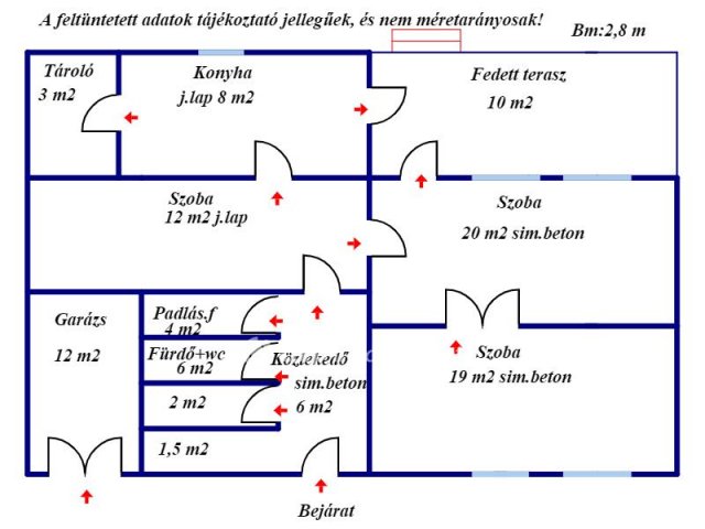 Eladó családi ház, Szügyön 19.9 M Ft, 2 szobás