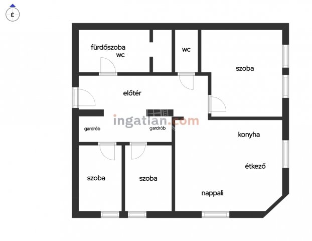 Eladó téglalakás, Szombathelyen 52 M Ft, 2+2 szobás